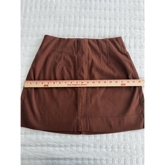 Women’s Spanx Stretch Twill Mini Skirt In Hickory Size M EUC - Picture 10 of 10